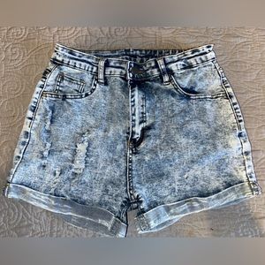 Acid Wash Shorts